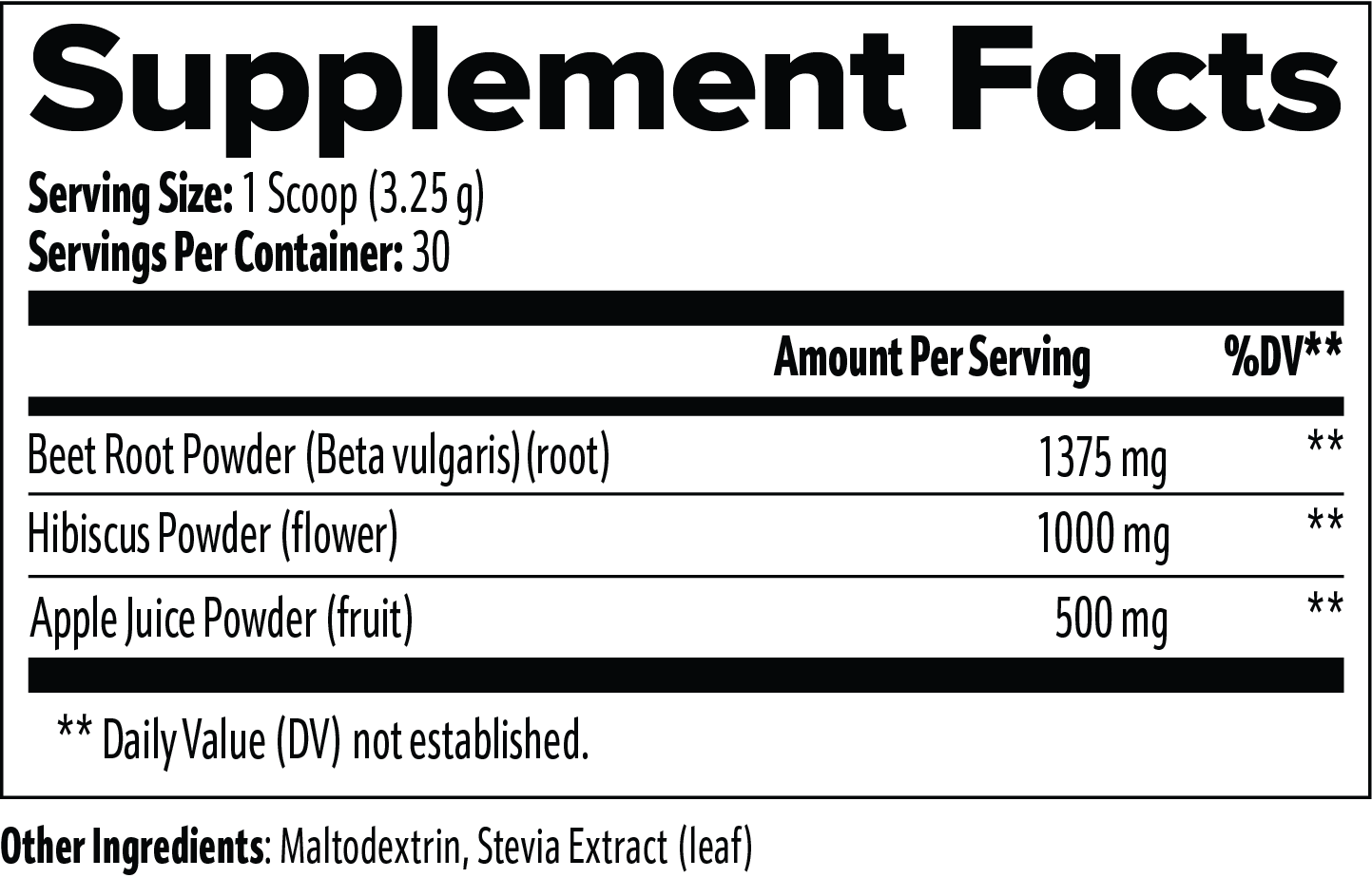 Post-Game Beetroot Powder