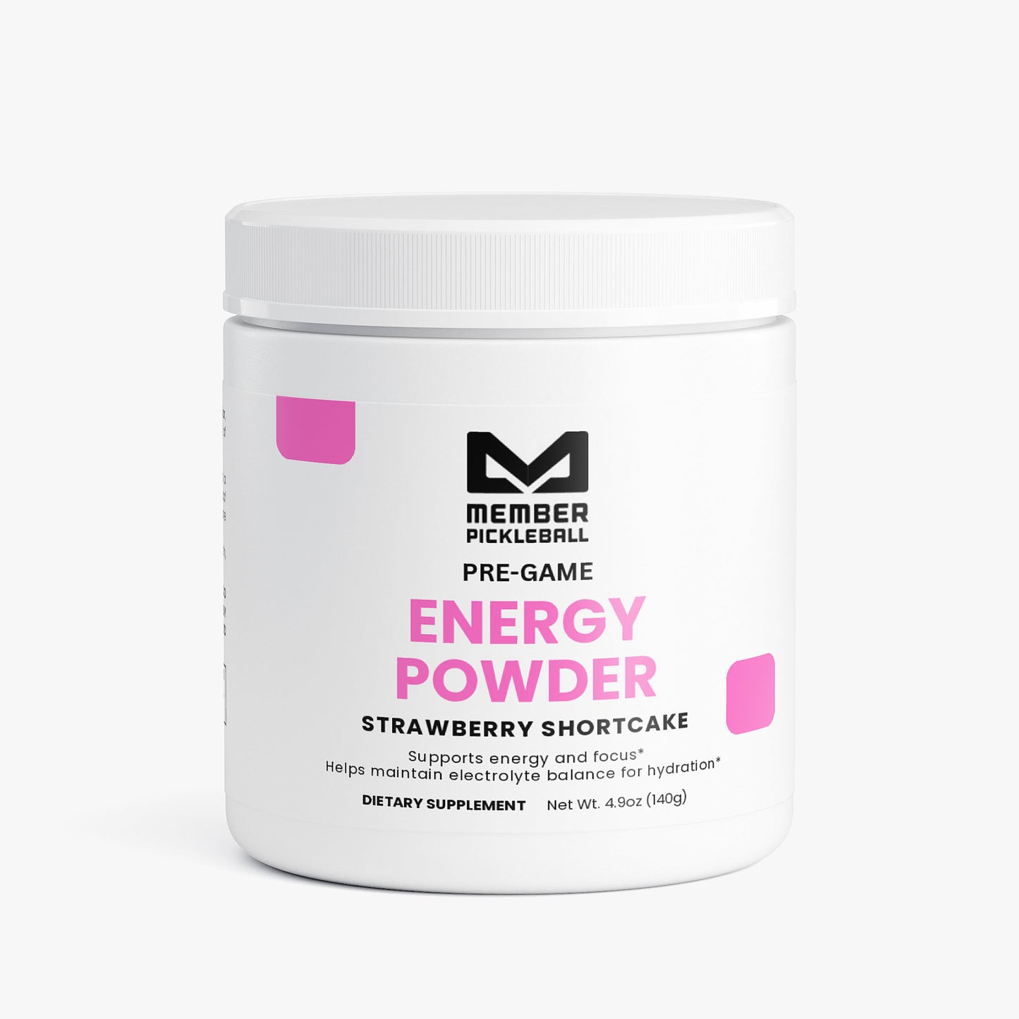 Pre-Game Energy Powder (Strawberry Shortcake)