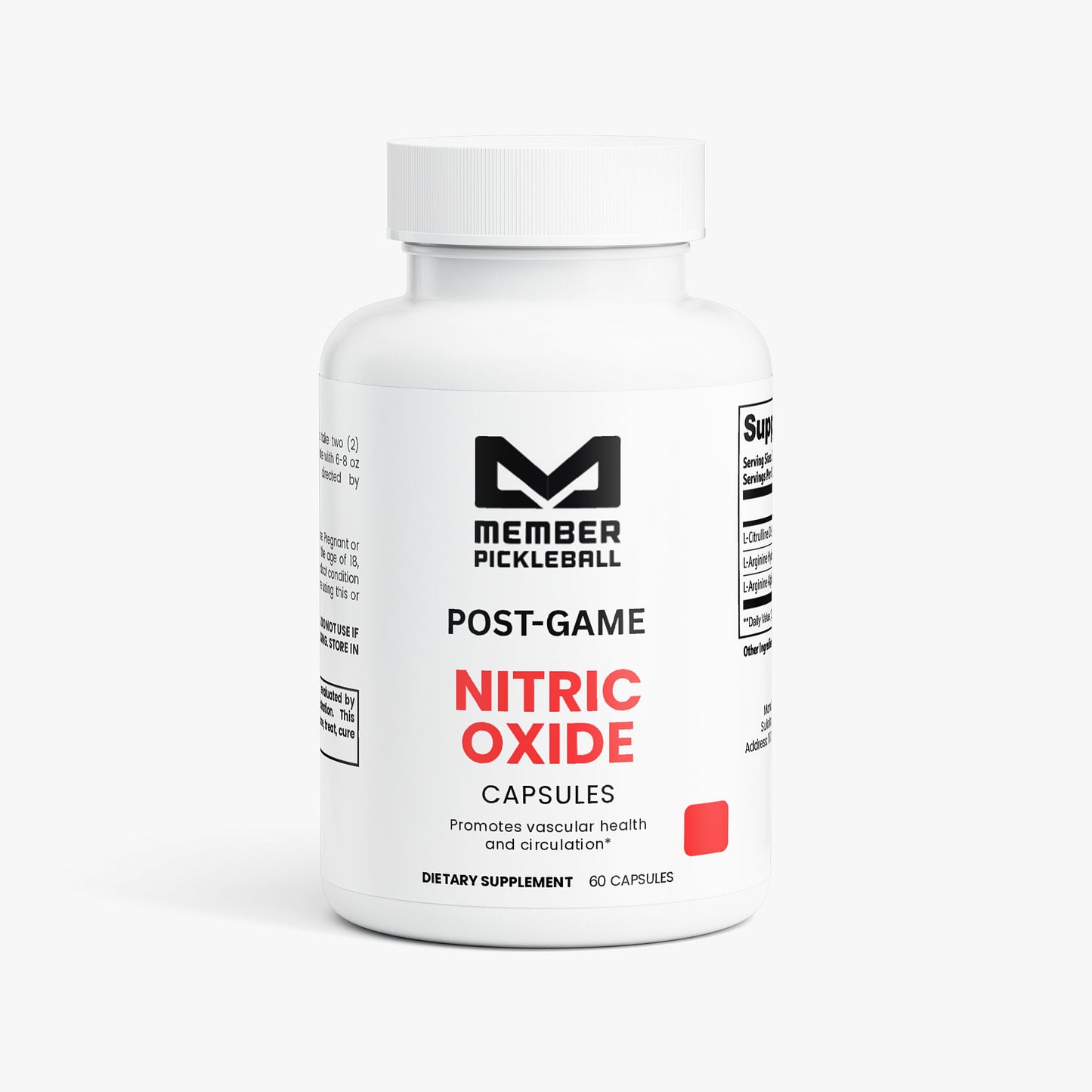 Post-Game Nitric Oxide Capsules