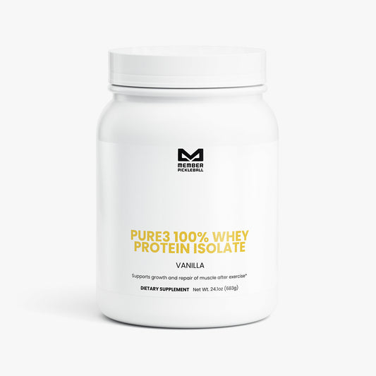Pure3 100% Whey Protein Isolate Powder (Vanilla)