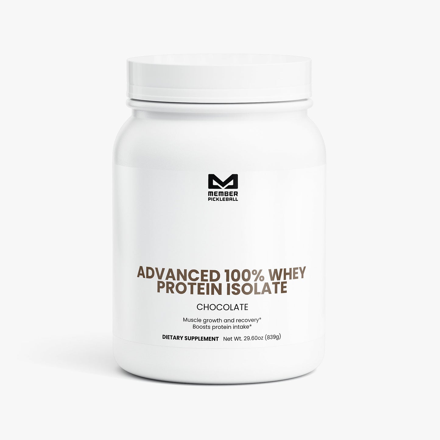 Advanced 100% Whey Protein Isolate Powder (Chocolate)