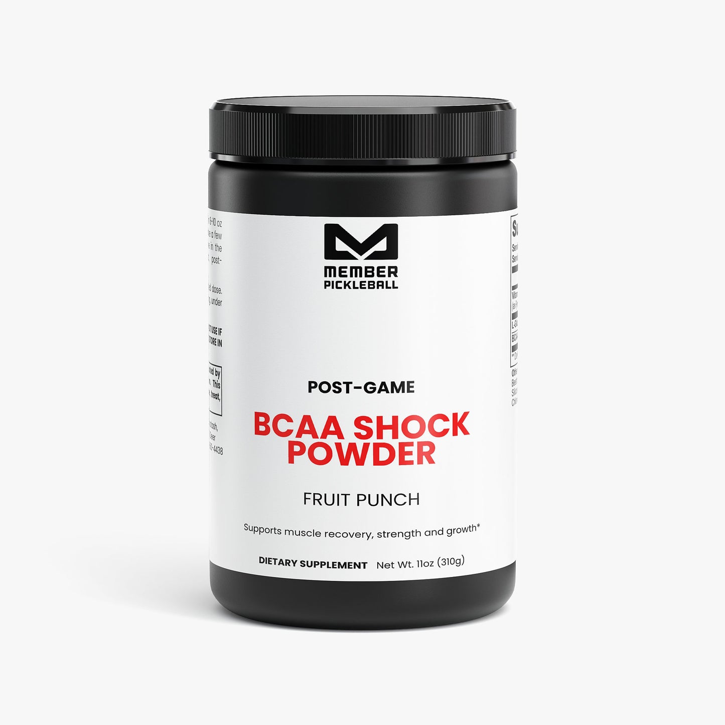 Post-Game BCAA Shock Powder (Fruit Punch)
