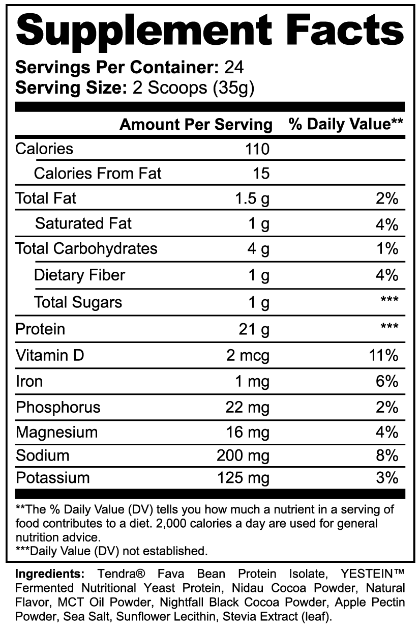 Plant Protein Powder (Chocolate)