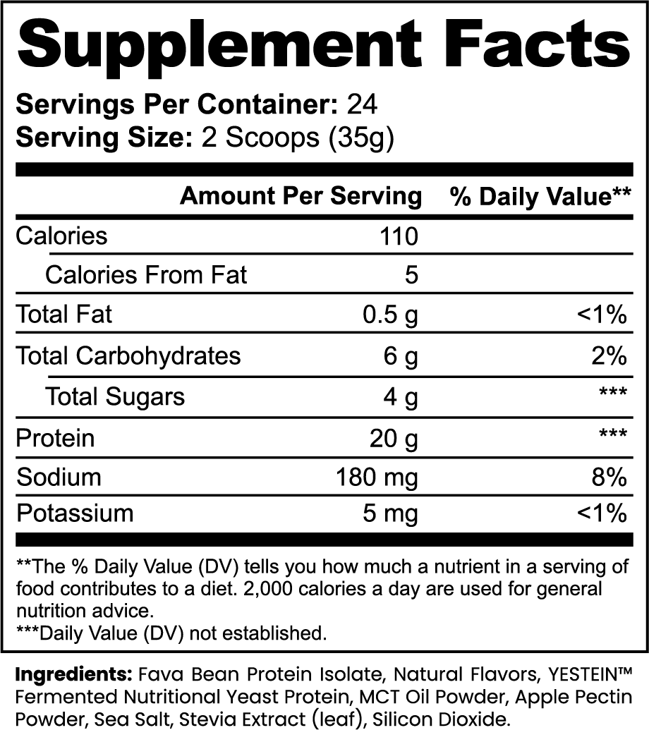 Plant Protein Powder (Vanilla)