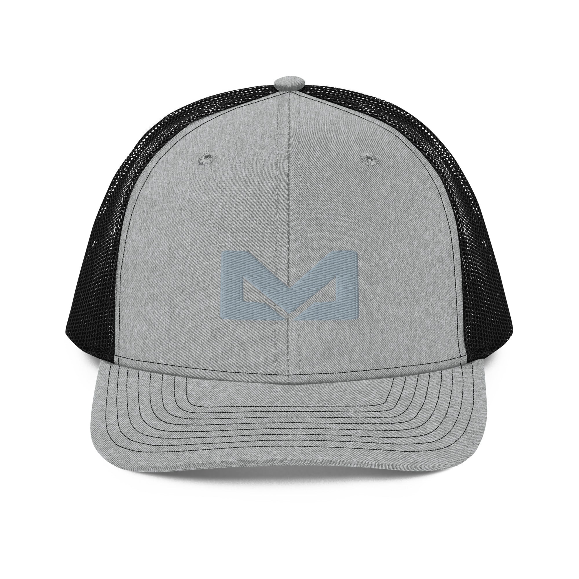 Member Pickleball Structured Hat - Heather Gray & Black - Gray M (Rich